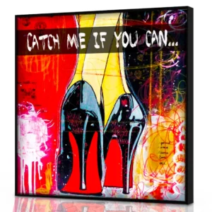 Catch me if.. Framed Wall Decor